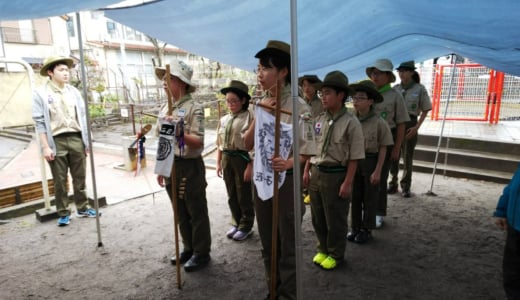 １月隊集会（基本動作ほか）！