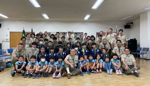 入団・上進式　りすの道